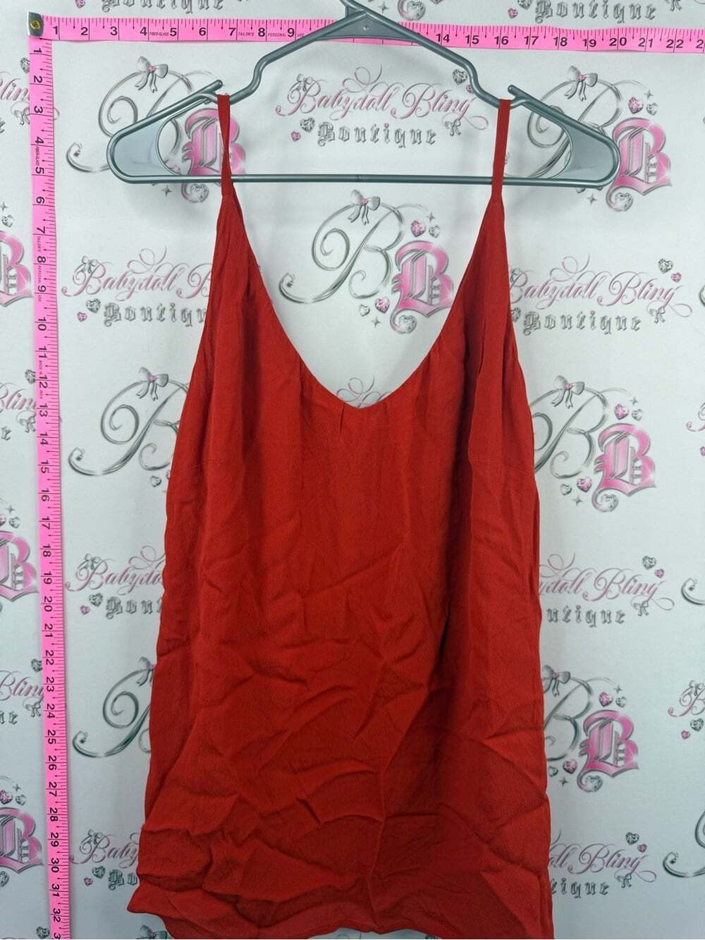 long tall sally Red Spaghetti Strap Camisole